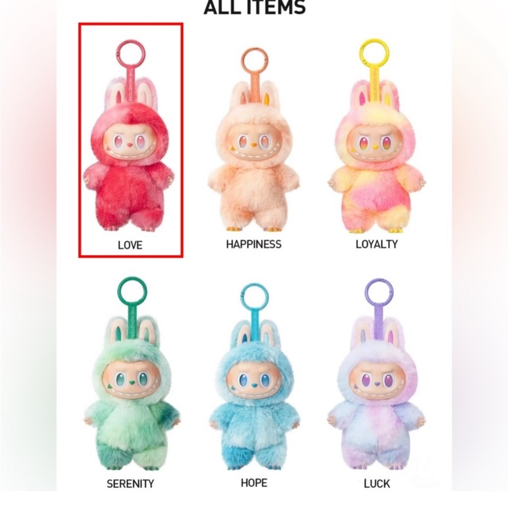 Sealed - new, never opened. LABUBU - LOVE